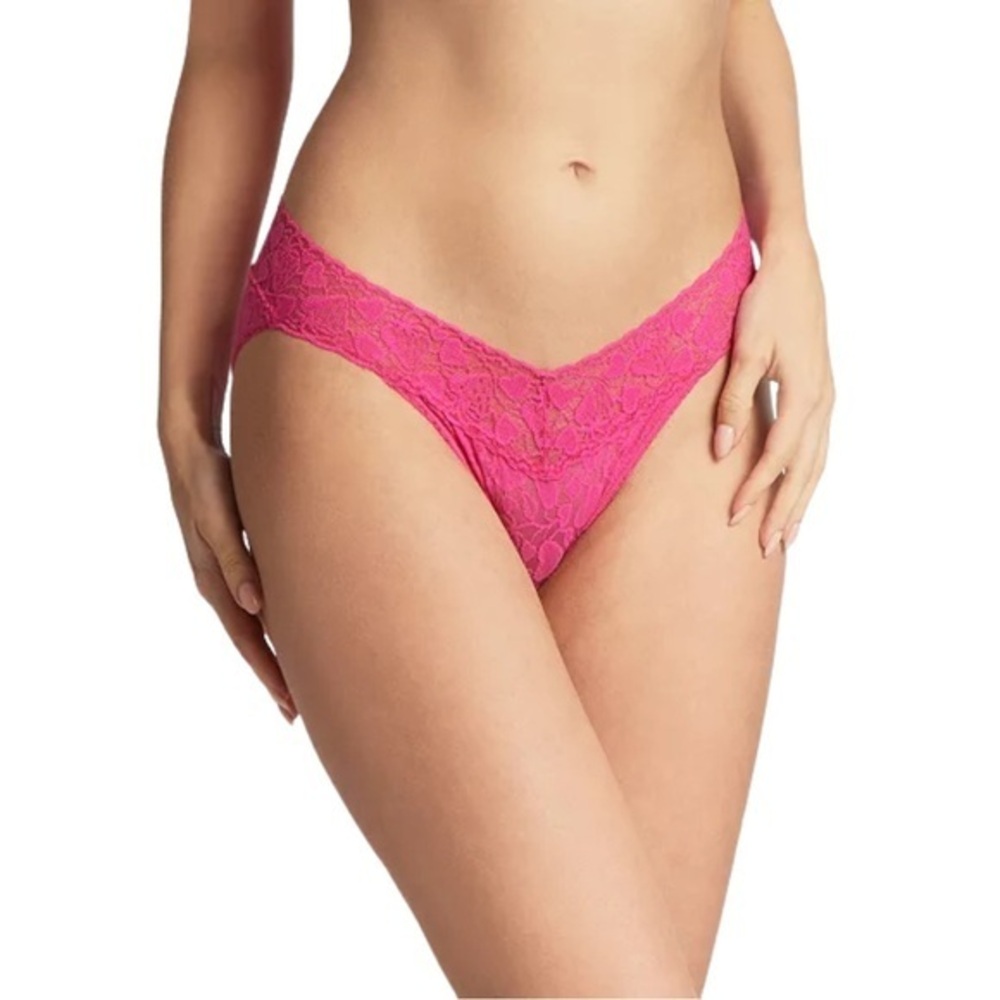 Hanky Panky Berry In Love V-Kini – Size S | Low Rise Full Coverage Bikini | NWT